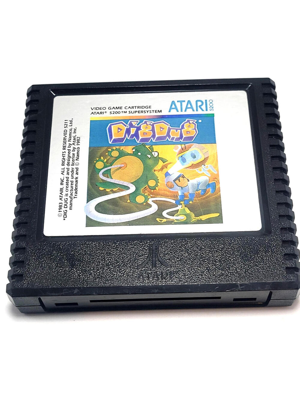 Dig Dug Atari 5200 Classic Vintage Game Cartridge
